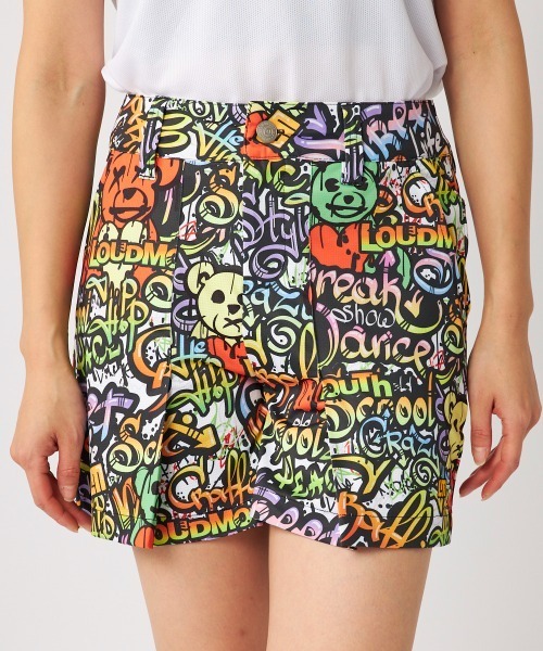 Loudmouth（ラウドマウス）の「LOUDMOUTH/ラウドマウス ゴルフウェア ブランド ロゴ エコ メッシュ キュロット風 ショートパンツ 吸汗速乾 UVカット 接触冷感 遮熱 ストレッチ リサイクル糸（その他パンツ・レディース・その他1/その他2/その他3/その他4・M/L/LL）」の16枚目の写真