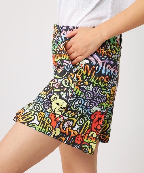 Loudmouth（ラウドマウス）の「LOUDMOUTH/ラウドマウス ゴルフウェア ブランド ロゴ エコ メッシュ キュロット風 ショートパンツ 吸汗速乾 UVカット 接触冷感 遮熱 ストレッチ リサイクル糸（その他パンツ・レディース・その他1/その他2/その他3/その他4・M/L/LL）」の17枚目の写真