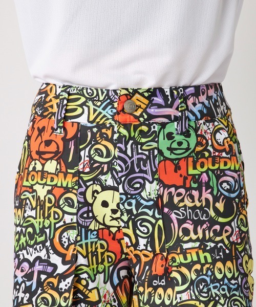 Loudmouth（ラウドマウス）の「LOUDMOUTH/ラウドマウス ゴルフウェア ブランド ロゴ エコ メッシュ キュロット風 ショートパンツ 吸汗速乾 UVカット 接触冷感 遮熱 ストレッチ リサイクル糸（その他パンツ・レディース・その他1/その他2/その他3/その他4・M/L/LL）」の19枚目の写真