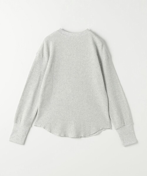 CITEN(シテン)の「<CITEN>エッセンシャルワッフルロンT(Tシャツ/カットソー・レディース・ダークグレー/ライトグレー/ピンク/オフホワイト・FREE)」の10枚目の写真