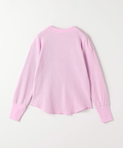 CITEN(シテン)の「<CITEN>エッセンシャルワッフルロンT(Tシャツ/カットソー・レディース・ダークグレー/ライトグレー/ピンク/オフホワイト・FREE)」の21枚目の写真