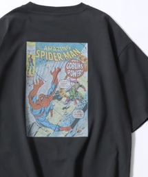 MARVEL（マーベル）の「Disney/ディズニー MARVEL/マーベル スパイダーマン オーバーサイズ ピグメント風 ヴィンテージ加工 コミックアート 半袖Tシャツ/レディース メンズ（Tシャツ/カットソー・メンズ）」