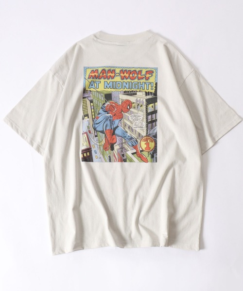 MARVEL（マーベル）の「Disney/ディズニー MARVEL/マーベル スパイダーマン･キャプテンアメリカ オーバーサイズ ピグメント風 ヴィンテージ加工 半袖Tシャツ/レディース メンズ（Tシャツ/カットソー・レディース・ホワイト系その他/ブラック系その他2/ブラック系その他/ホワイト系その他2/ホワイト系その他4/ブラック系その他3/ホワイト系その他3/ブラック系その他4・M/L/LL）」の14枚目の写真