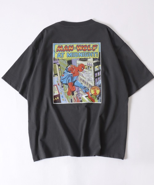 MARVEL（マーベル）の「Disney/ディズニー MARVEL/マーベル スパイダーマン･キャプテンアメリカ オーバーサイズ ピグメント風 ヴィンテージ加工 半袖Tシャツ/レディース メンズ（Tシャツ/カットソー・レディース・ホワイト系その他/ブラック系その他2/ブラック系その他/ホワイト系その他2/ホワイト系その他4/ブラック系その他3/ホワイト系その他3/ブラック系その他4・M/L/LL）」の16枚目の写真