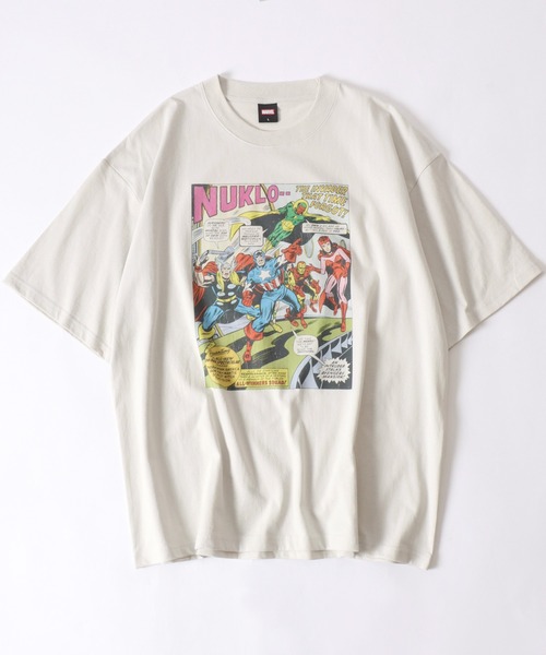 MARVEL（マーベル）の「Disney/ディズニー MARVEL/マーベル スパイダーマン･キャプテンアメリカ オーバーサイズ ピグメント風 ヴィンテージ加工 半袖Tシャツ/レディース メンズ（Tシャツ/カットソー・レディース・ホワイト系その他/ブラック系その他2/ブラック系その他/ホワイト系その他2/ホワイト系その他4/ブラック系その他3/ホワイト系その他3/ブラック系その他4・M/L/LL）」の9枚目の写真