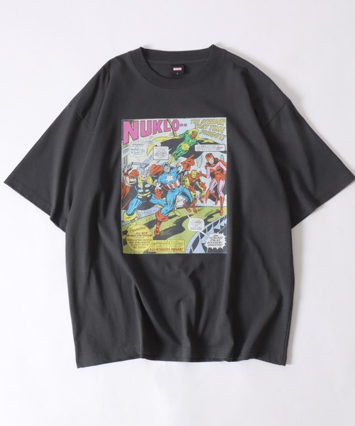 MARVEL（マーベル）の「Disney/ディズニー MARVEL/マーベル スパイダーマン･キャプテンアメリカ オーバーサイズ ピグメント風 ヴィンテージ加工 半袖Tシャツ/レディース メンズ（Tシャツ/カットソー・レディース・ホワイト系その他/ブラック系その他2/ブラック系その他/ホワイト系その他2/ホワイト系その他4/ブラック系その他3/ホワイト系その他3/ブラック系その他4・M/L/LL）」の11枚目の写真