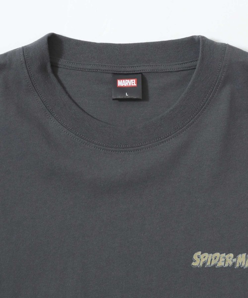 MARVEL（マーベル）の「Disney/ディズニー MARVEL/マーベル スパイダーマン･キャプテンアメリカ オーバーサイズ ピグメント風 ヴィンテージ加工 半袖Tシャツ/レディース メンズ（Tシャツ/カットソー・レディース・ホワイト系その他/ブラック系その他2/ブラック系その他/ホワイト系その他2/ホワイト系その他4/ブラック系その他3/ホワイト系その他3/ブラック系その他4・M/L/LL）」の17枚目の写真