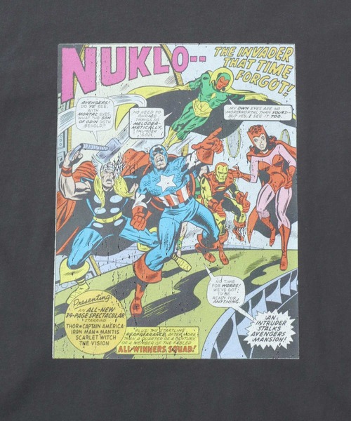 MARVEL（マーベル）の「Disney/ディズニー MARVEL/マーベル スパイダーマン･キャプテンアメリカ オーバーサイズ ピグメント風 ヴィンテージ加工 半袖Tシャツ/レディース メンズ（Tシャツ/カットソー・レディース・ホワイト系その他/ブラック系その他2/ブラック系その他/ホワイト系その他2/ホワイト系その他4/ブラック系その他3/ホワイト系その他3/ブラック系その他4・M/L/LL）」の21枚目の写真