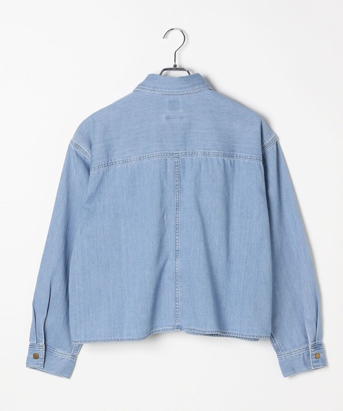 Lee（リー）の「【Lee(リー)】別注デニムショートシャツ（シャツ/ブラウス・レディース・インディゴブルー/サックスブルー・FREE）」の16枚目の写真