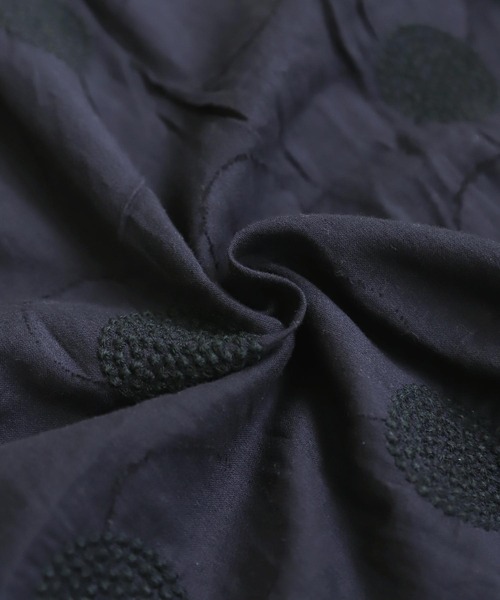 antiqua(アンティカ)の「ドット 刺繍 インド綿 シャツ(シャツ/ブラウス・レディース・ブラック/ホワイト・ONESIZE)」の19枚目の写真