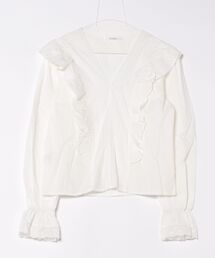 【 &soiree】レースフリルトップス