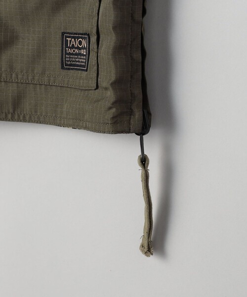 TAION(タイオン)の「TAION(タイオン)別注リバーシブルベスト(ベスト・メンズ・オリーブ/ブラック・L/M)」の8枚目の写真