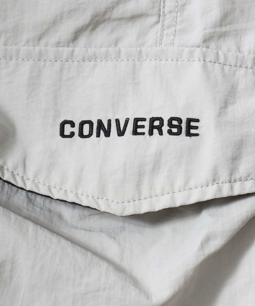 CONVERSE（コンバース）の「CONVERSE/コンバース 撥水 ワンポイント刺繍 ワイドカーゴナイロンショーツ ショートパンツ ハーフパンツ（その他パンツ・メンズ・カーキ/アイボリー/ブラック・L/M/LL）」の15枚目の写真