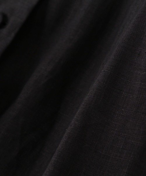 ETRE TOKYO（エトレトウキョウ）の「【ZOZO限定カラー】リネンカーブシルエットベスト（ベスト・レディース・ブラック/ホワイト/ブラウン・FREE）」の4枚目の写真