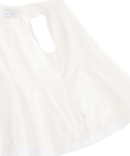ETRE TOKYO（エトレトウキョウ）の「【ZOZO限定カラー】リネンカーブシルエットベスト（ベスト・レディース・ブラック/ホワイト/ブラウン・FREE）」の9枚目の写真