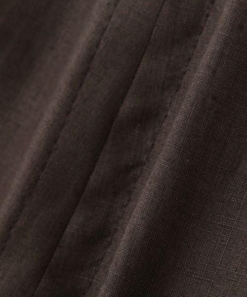 ETRE TOKYO（エトレトウキョウ）の「【ZOZO限定カラー】リネンカーブシルエットベスト（ベスト・レディース・ブラック/ホワイト/ブラウン・FREE）」の6枚目の写真