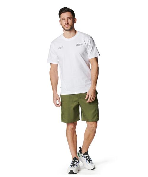 UNDER ARMOUR(アンダーアーマー)の「UAヘビーウエイト グラフィック ショートスリーブ Tシャツ(ライフスタイル/メンズ)(Tシャツ/カットソー・メンズ・ホワイト・M/XL/3XL/S/L/2XL)」の3枚目の写真