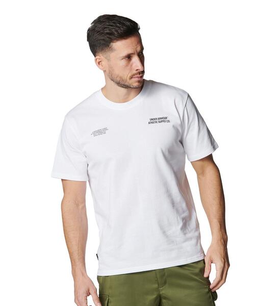 UNDER ARMOUR(アンダーアーマー)の「UAヘビーウエイト グラフィック ショートスリーブ Tシャツ(ライフスタイル/メンズ)(Tシャツ/カットソー・メンズ・ホワイト・M/XL/3XL/S/L/2XL)」の11枚目の写真