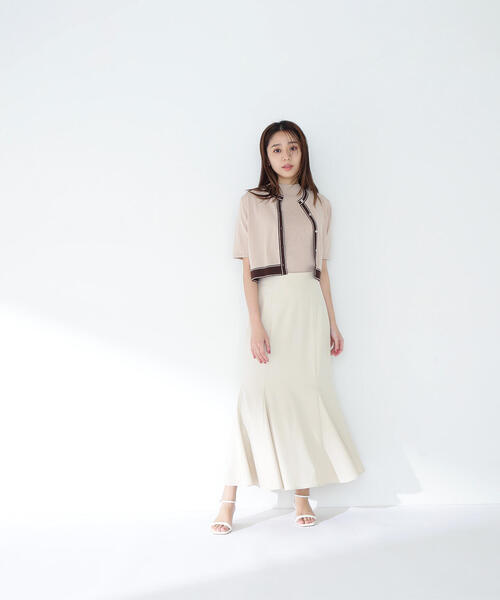 NATURAL BEAUTY BASIC(ナチュラルビューティーベーシック)の「◇ボトルネックバイカラーアンサンブル(カーディガン/ボレロ・レディース・ベージュ系その他/ブルー系その他6/ホワイト系その他・FREE)」の16枚目の写真
