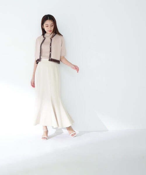 NATURAL BEAUTY BASIC(ナチュラルビューティーベーシック)の「◇ボトルネックバイカラーアンサンブル(カーディガン/ボレロ・レディース・ベージュ系その他/ブルー系その他6/ホワイト系その他・FREE)」の19枚目の写真