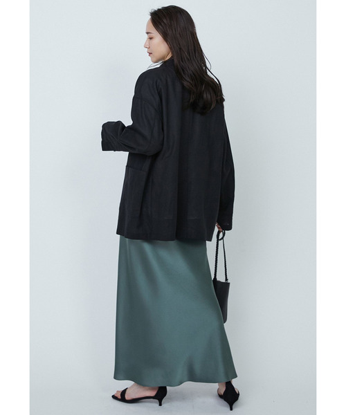1er Arrondissement(プルミエアロンディスモン)の「サテンマーメイドスカート(スカート・レディース・グリーン系その他4/グレー系その他7/ベージュ系その他・36/38)」の21枚目の写真