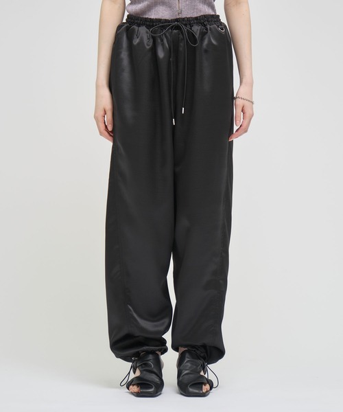 louren(ローレン )の「《ZOZOTOWN限定》【Louren/ローレン】shantung easy pants/サテンイージーパンツ(その他パンツ・レディース・ブラウン/ブラック・M/S)」の15枚目の写真