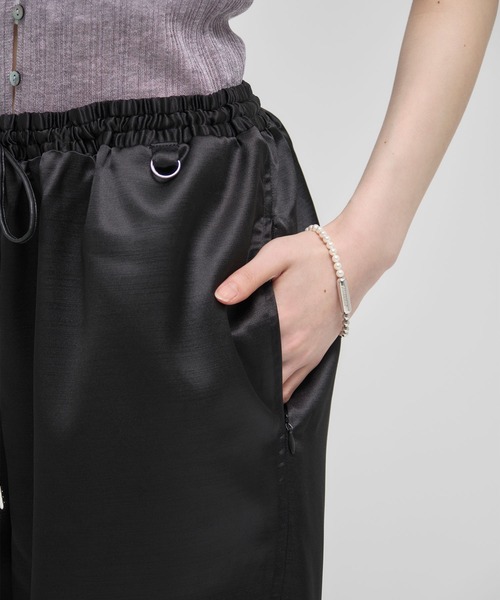 ZOZOTOWN限定》【Louren/ローレン】shantung easy pants/サテン