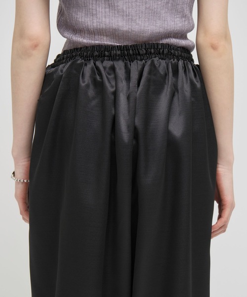 パンツ louren ZOZOTOWN限定》【Louren/ローレン】shantung easy pants/サテン