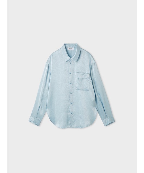 MIESROHE（ミースロエ）の「BACKｼｱｰｻﾃﾝｼｬﾂ（シャツ/ブラウス・レディース・ブラック/ホワイト/ライトブルー・FREE）」の13枚目の写真