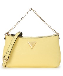 GUESS イエロー ショルダーバッグ ゲス GUESS SARITA Top Zip Shoulder Bag （PIN） ショルダー