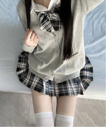 【新作】アジャスタブルリボンJKスカート