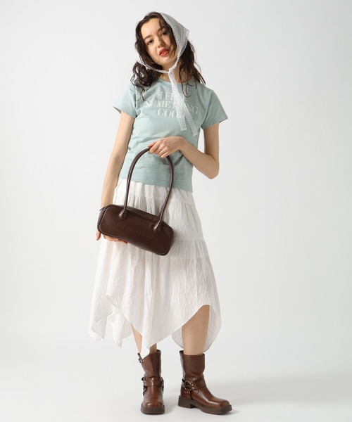FOREVER 21(フォーエバー トゥエンティーワン)の「【2025SS】スラブロゴTシャツ(Tシャツ/カットソー・レディース・グリーン/イエロー/ナチュラル・FREE)」の14枚目の写真