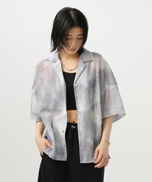 BAYFLOW | ニュアンスパターン半袖シャツ(シャツ/ブラウス)