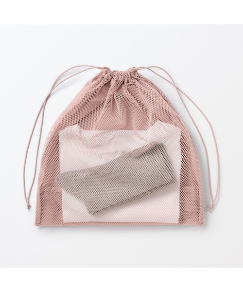 専用✳︎SALE✳︎ハンドメイド✳︎ワッフル生地　くすみピンク　巾着　コップ袋などに♪ 専用✳︎SALE✳︎ハンドメイド✳︎ワッフル生地 くすみピンク 巾着