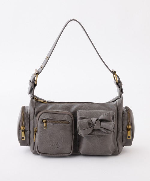 セール】リボンポケット付きショルダーバッグ（ショルダーバッグ