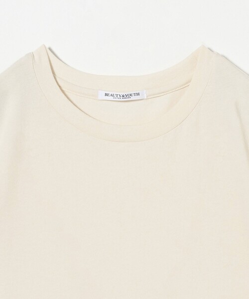 BEAUTY&YOUTH UNITED ARROWS（ビューティーアンドユースユナイテッドアローズ）の「ステッチ コンパクト Tシャツ（Tシャツ/カットソー・レディース・オリーブ/オフホワイト/モカ・FREE）」の14枚目の写真