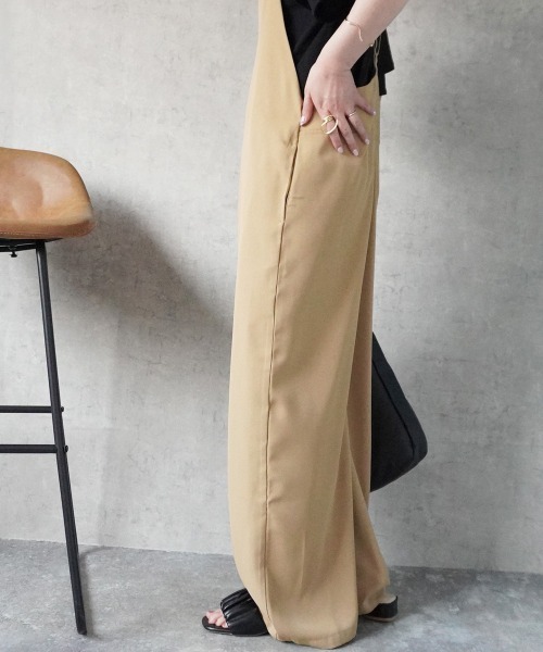 SELECT LEVERY(セレクトリベリー)の「キャミサロペットパンツ 楽ちん オールインワン(サロペット/オーバーオール・レディース・ブラック/モカ/ベージュ・X-LARGE/LARGE/MEDIUM/SMALL)」の20枚目の写真