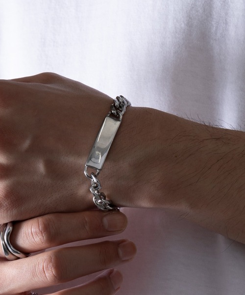 MAISON CLUB（メゾンクラブ）の「【MAISON CLUB】選べるバリエーション メタルブレスレット KNF-TP（ブレスレット・メンズ・シルバー系その他5/シルバー系その他4/シルバー系その他3/シルバー系1/シルバー系その他/シルバー系その他7/シルバー系その他6・FREE）」の2枚目の写真