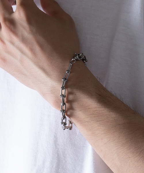 MAISON CLUB（メゾンクラブ）の「【MAISON CLUB】選べるバリエーション メタルブレスレット KNF-TP（ブレスレット・メンズ・シルバー系その他5/シルバー系その他4/シルバー系その他3/シルバー系1/シルバー系その他/シルバー系その他7/シルバー系その他6・FREE）」の8枚目の写真