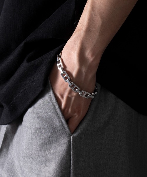 MAISON CLUB（メゾンクラブ）の「【MAISON CLUB】選べるバリエーション メタルブレスレット KNF-TP（ブレスレット・メンズ・シルバー系その他5/シルバー系その他4/シルバー系その他3/シルバー系1/シルバー系その他/シルバー系その他7/シルバー系その他6・FREE）」の16枚目の写真