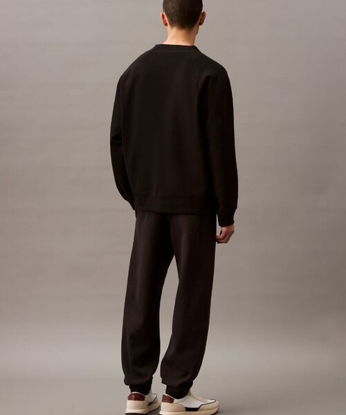 Calvin Klein（カルバン・クライン）の「ダブルニット ジョガーパンツ（スウェットパンツ・メンズ・ベージュ/ブラック・M/S/XS）」の12枚目の写真