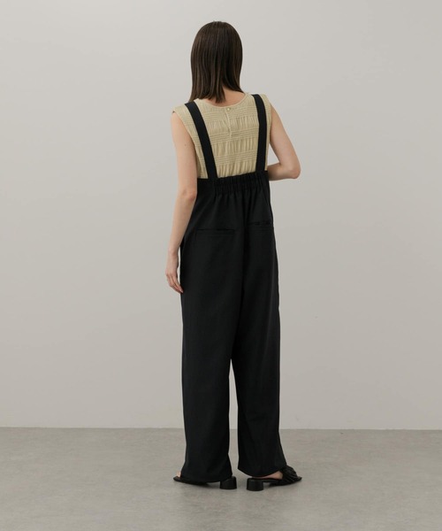 SENSE OF PLACE by URBAN RESEARCH（センスオブプレイスバイアーバンリサーチ）の「シャーリングパイピングカットトップ（Tシャツ/カットソー・レディース・ベージュ/アイボリー/ライトベージュ/チャコールグレー/ブラック・ONE）」の14枚目の写真