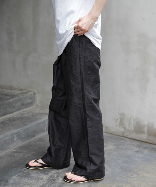 FORK&SPOON(フォークアンドスプーン)の「FORK&SPOON リネンワッシャーパンツ(その他パンツ・レディース・ブラック系その他/ホワイト系その他・1/2)」の5枚目の写真