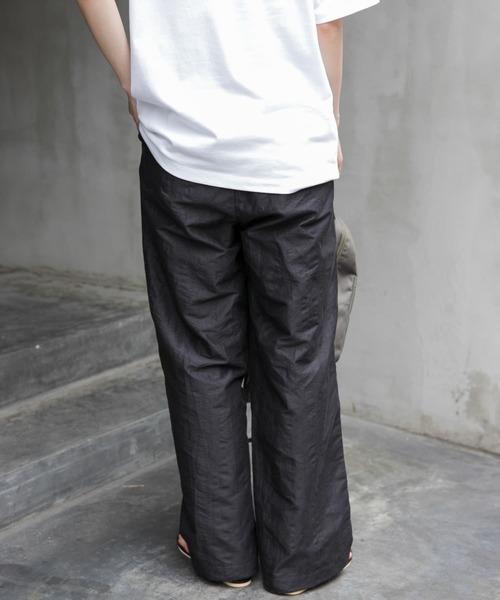 FORK&SPOON(フォークアンドスプーン)の「FORK&SPOON リネンワッシャーパンツ(その他パンツ・レディース・ブラック系その他/ホワイト系その他・1/2)」の7枚目の写真