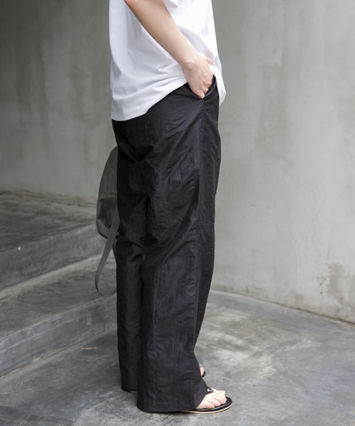 FORK&SPOON(フォークアンドスプーン)の「FORK&SPOON リネンワッシャーパンツ(その他パンツ・レディース・ブラック系その他/ホワイト系その他・1/2)」の8枚目の写真