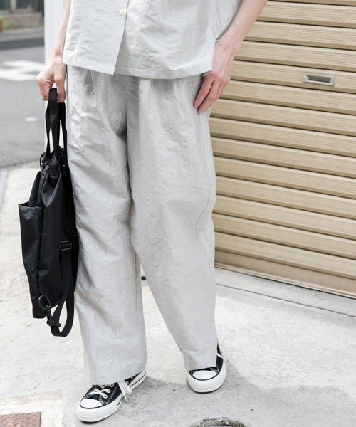 FORK&SPOON(フォークアンドスプーン)の「FORK&SPOON リネンワッシャーパンツ(その他パンツ・レディース・ブラック系その他/ホワイト系その他・1/2)」の11枚目の写真