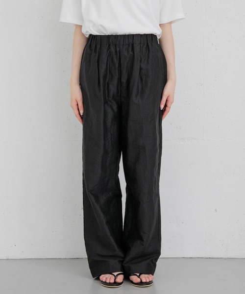 FORK&SPOON(フォークアンドスプーン)の「FORK&SPOON リネンワッシャーパンツ(その他パンツ・レディース・ブラック系その他/ホワイト系その他・1/2)」の18枚目の写真