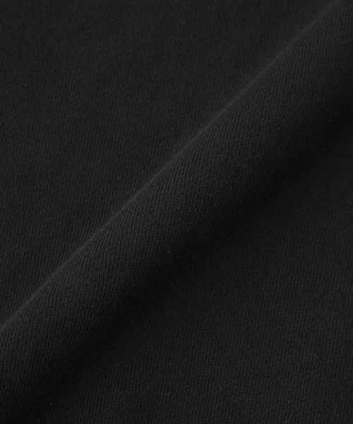 X-girl（エックスガール）の「FACE ROUNDED SQUARE SWEAT TOP（スウェット・レディース・ブラック/オリーブ・S/M）」の8枚目の写真