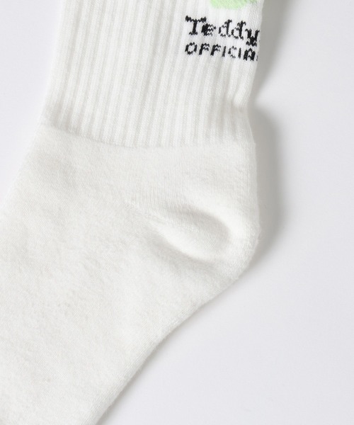 BAYFLOW（ベイフロー）の「【TeddyBear/テディベア】バックプリントソックス（ソックス/靴下・メンズ・ホワイト/ブラック・FREE）」の14枚目の写真