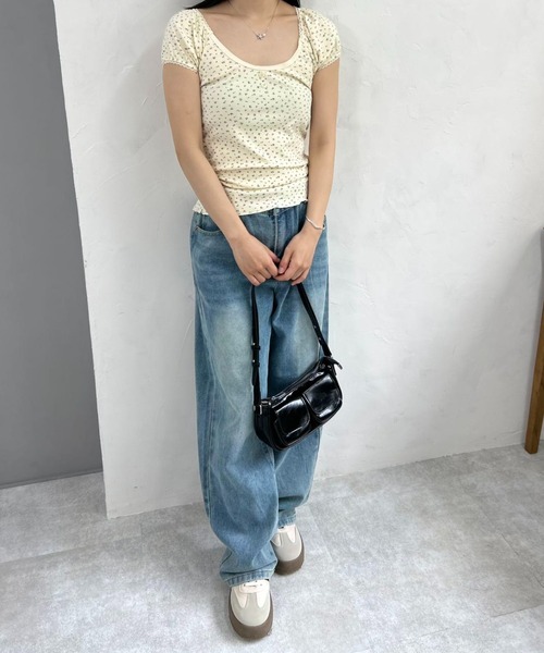 mebole(メボレ)の「pure floral T-shirt(Tシャツ/カットソー・レディース・アイボリー・FREE)」の19枚目の写真